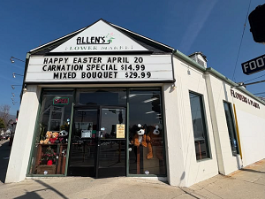 Storefront of Silvia's Flower Market 