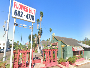 Flower Hut Storefront Storefront of Flower Hut
