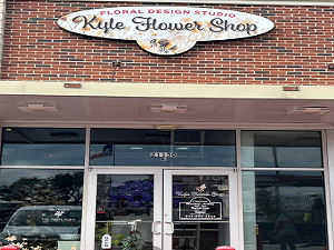 Storefront of Kyle Flower Shop