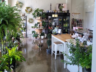GP Miller Floral in Keller Station Interior of GP Miller Floral