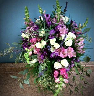 Pretty Purples and Pinks Hand Tied Bouquet