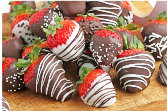 1 Doz. ASSORTED CHOCOLATE DIPPED STRAWBERRIES Valentine's Day