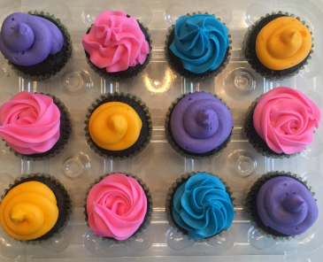 1 dozen Chocolate or Vanilla Cupcakes