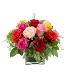 1 Dozen Kaleidoscope Roses Fresh Arrangement