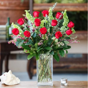1 Dozen of Our Premium Long Stem Roses arranged Red Rose Arrangement in Charlotte, NC | Plush Blooms of Charlotte 1 Dozen of Our Premium Long Stem Roses arranged Red Rose Arrangement in Charlotte, NC | Plush Blooms of Charlotte