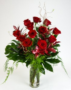 True Love - Long Stem Red Rose Arrangement