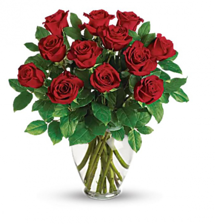 1 Dozen Roses Arrangement in Riverside, CA - RIVERSIDE BOUQUET FLORIST