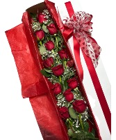 1 dozen Roses Boxed Rose Arrangement