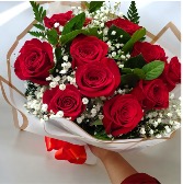 1 Dozen Roses Wrap Roses