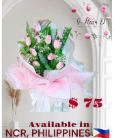  1 Dozen Tulips - Choose any Tulips color) Le Fleur D