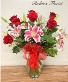 1 dz Roses with Lilies 