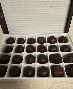 1 lb. Dark  Soft Center Chocolates Candy