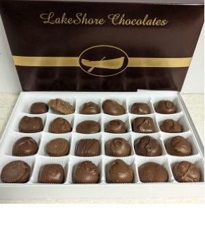 1 LB. Lake Shore Candy milk chocolates Candy