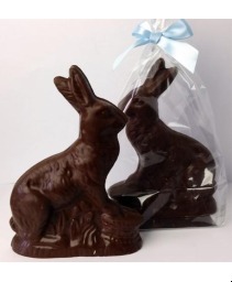 1 Lb Solid Milk Choc Easter Rabbit ADD TO FLOWERS ORDER FOR NO ADDITIONAL DELIVERY FEE!