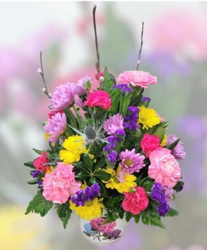Bright Colors of Spring Bouquet FHF-S99 Fresh Flower Arrangement (Local Delivery Area Only)