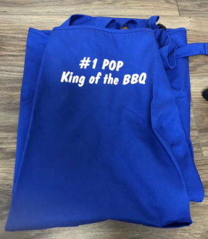 G1  pop apron King of the bbq apron