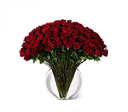 100 Long Stemmed Roses Arrangement