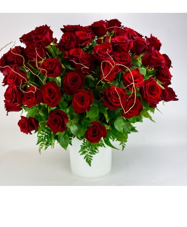 100 Reasons Red Roses Vase in Jonesboro, AR | POSEY PEDDLER