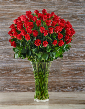100 Red Roses Bouquet  Roses 