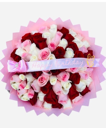 100 Rosas mix Buchón mix