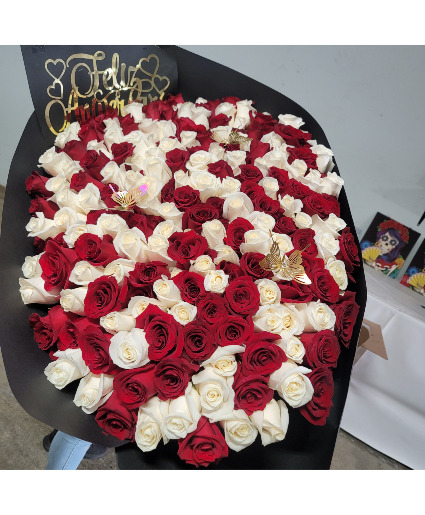 100 rose bouquet any colors 