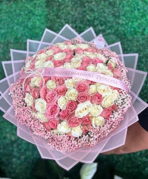 100 Roses Congratulations Ramo 