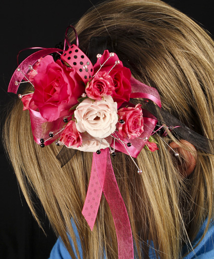 black corsages for prom