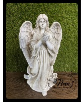 12" Angel Statue Holding a Dove