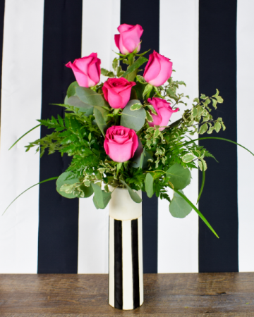 1/2 Dozen Pink Roses