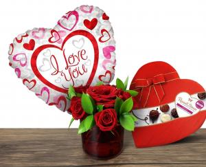 1/2 Dozen Red Rose Combo 