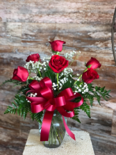 1/2 Dozen Red Roses Roses