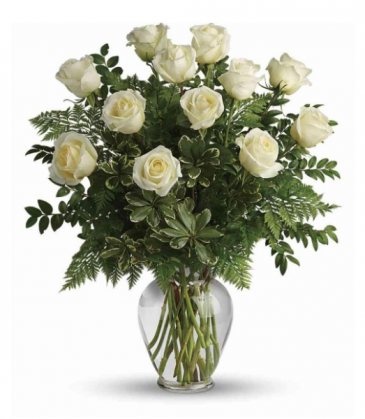 12 Elegant White Roses  in Frederick, MD | Maryland Florals
