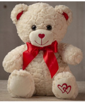 12" Heart Bear Plush