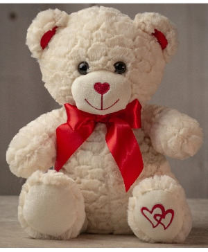 12" Heart Bear Plush