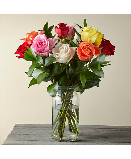 12 Mixed Roses ROSES