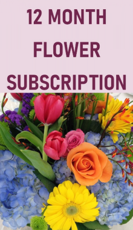 12 Month Flower Subscription Service