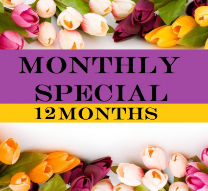 12 Month Subscription Floral Arrangement