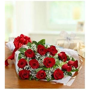 12 Red Roses in a Wrap 