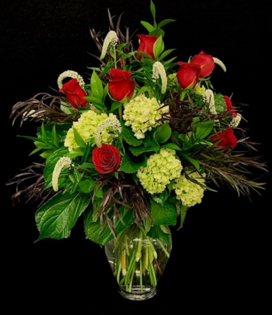 12 Red Roses Floral Mix with 12 Roses