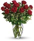 12 RED ROSES ROSES