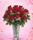 Vase of Red roses Vase