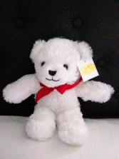 12" white Teddy  