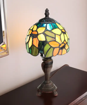 12"H Sunflower Blossoms Candlestick Accent Lamp Gift Items