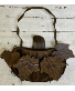 13" Large Rust Tin Pumpkin Home Décor