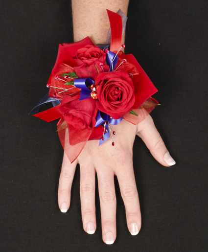 RED I LOVE YOU ROSES Corsage