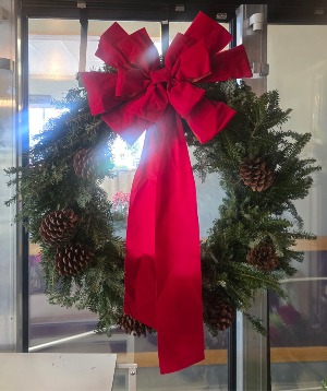 24" Christmas wreath 
