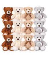 14" neutral assorted plush teddy bear 