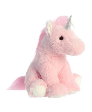 14" Pink Unicorn Stuffed Animal