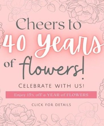 15% OFF a year of FLOWERS Foral Subscription in Roy, UT | Reed Floral Design