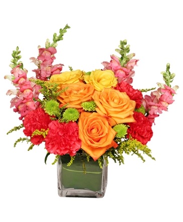 DYNAMIC COLORS Bouquet in Comanche, OK | Petals Flowers & Gifts